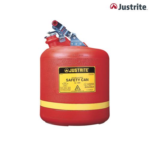 Justrite 14561 5gal Flammable PE Safety Can (PE/19L/red)/OD 324x406mm/3.1kg