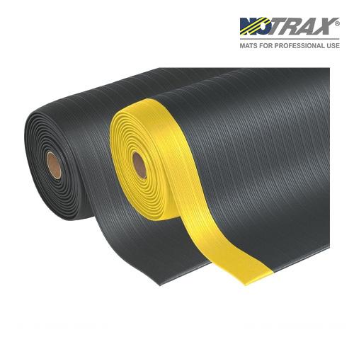 Notrax 410S0323BY Anti-Fatigue Safety Mat, standard / general purpose 410 dry-area mat (micro-cell vinyl/black/yellow)/600x910mm/1.3kg
